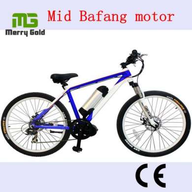 Front or MID Drive 8 Fun Brushless Motor Electric Bike with Samsung Lithium Battery